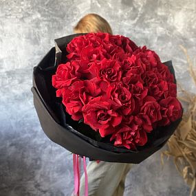 Букет из 25 красных роз