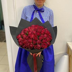 Букет красных роз для любимой